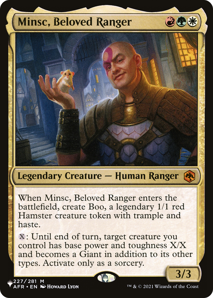 Minsc, Beloved Ranger Card Image