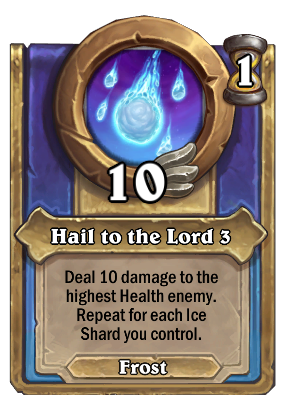 Hail to the Lord 3 Card Image