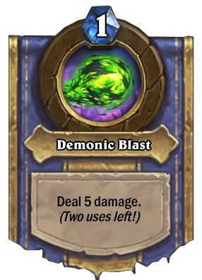 Demonic Blast Card Image
