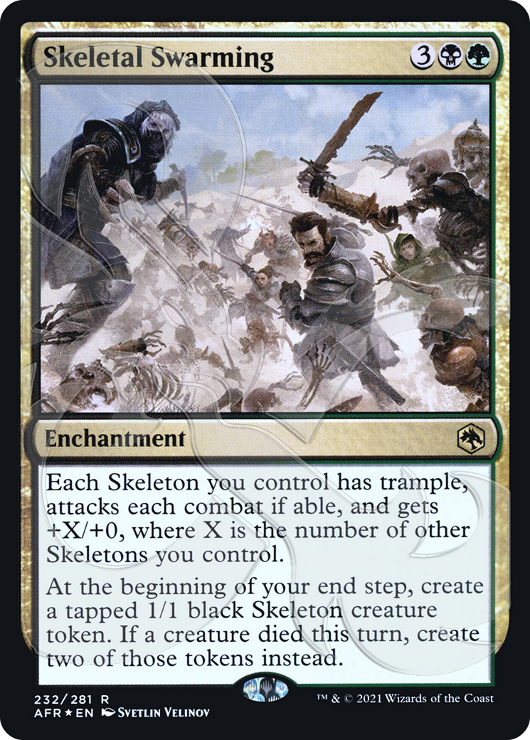 Skeletal Swarming Card Image