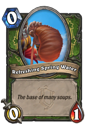 Refreshing Spring Water Card Image
