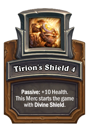 Tirion's Shield {0} Card Image