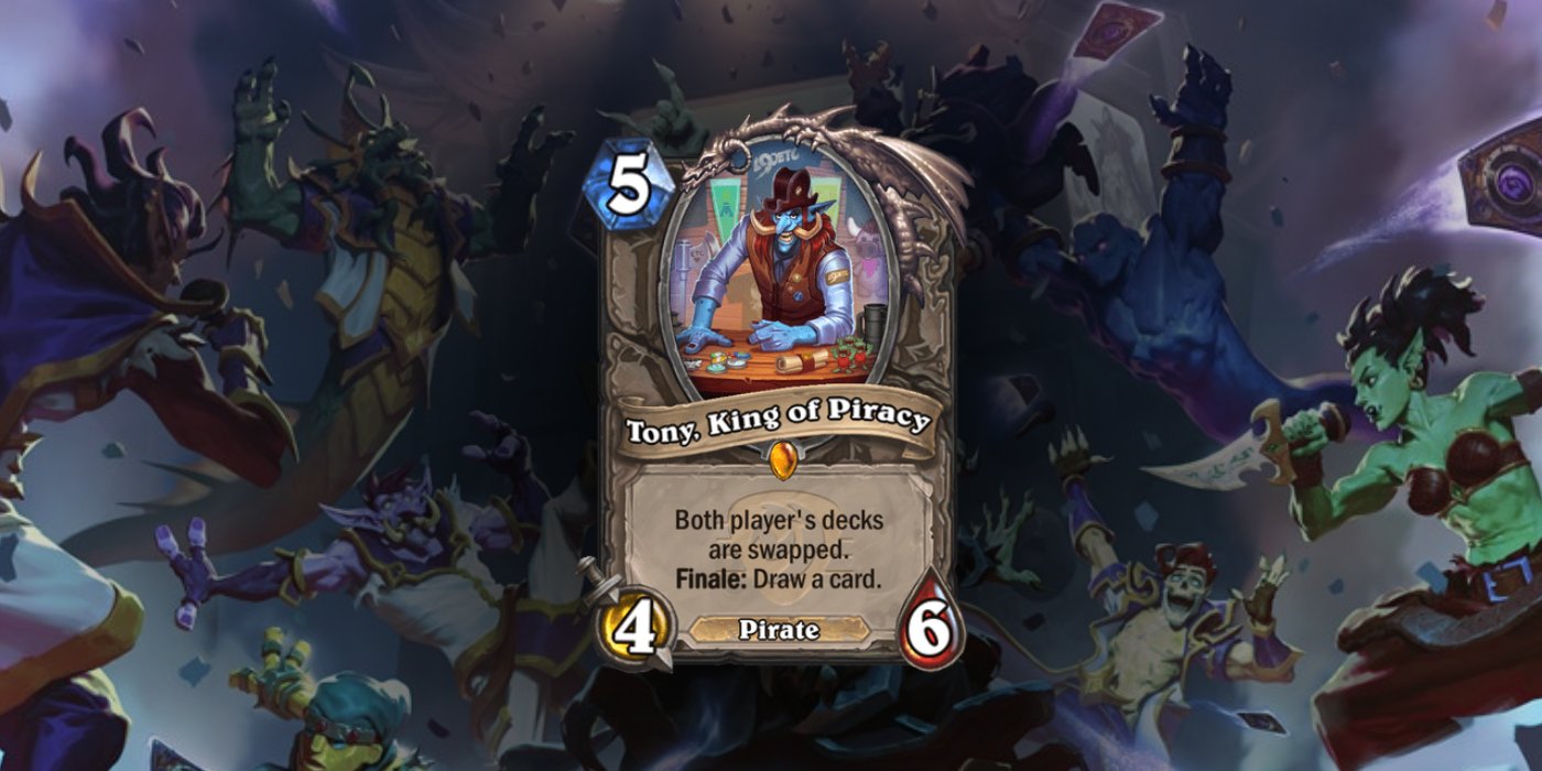 Blizzard Reveals 3 New Neutral Festival of Legends Cards Including the Legendary Tony, King of Piracy