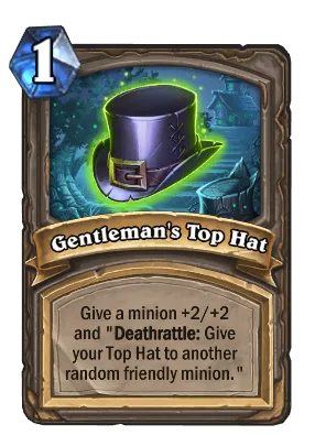 Gentleman's Top Hat Card Image