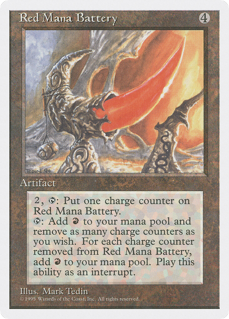 Red Mana Battery Card Image