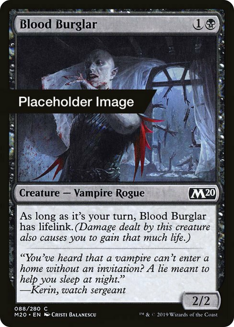 Blood Burglar Card Image