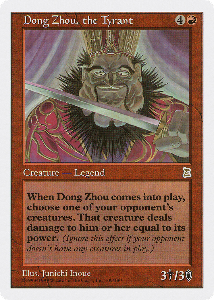 Dong Zhou, the Tyrant Card Image