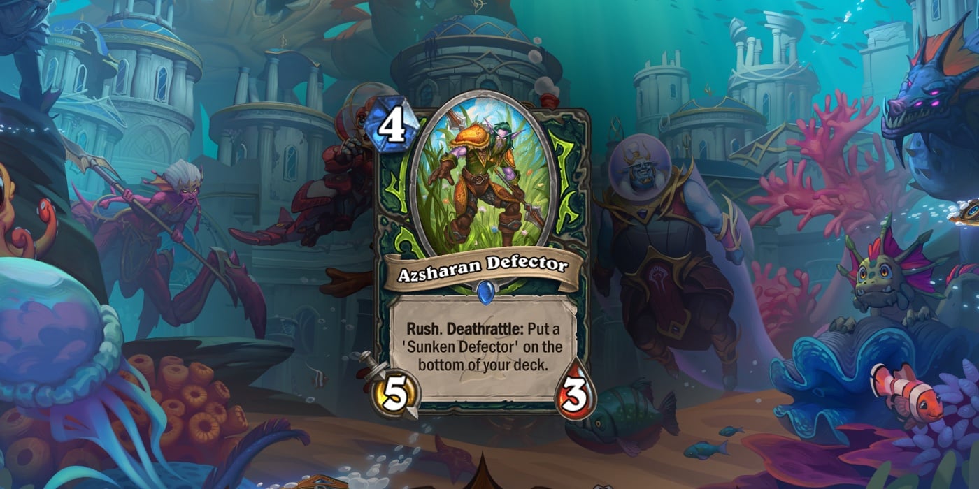 Azsharan Defector is a New Demon Hunter Card Revealed by ZhengMao for Voyage to the Sunken City