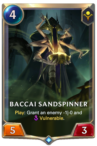 Baccai Sandspinner Card Image