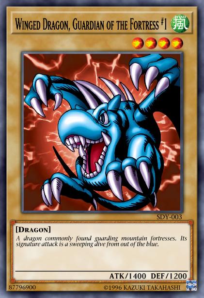 Winged Dragon, Guardian of the Fortress #1 Card Image