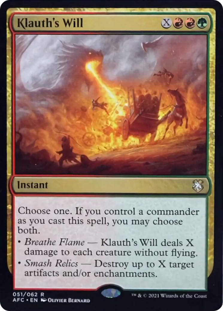 Klauth's Will Card Image
