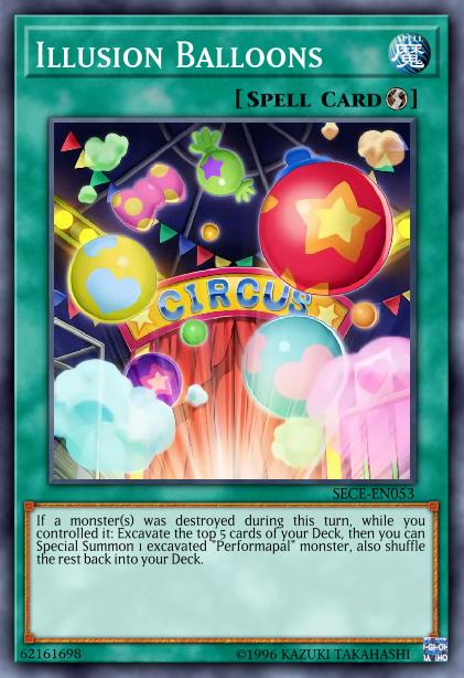 Illusion Balloons Card Image