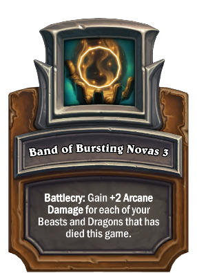 Band of Bursting Novas 3 Card Image