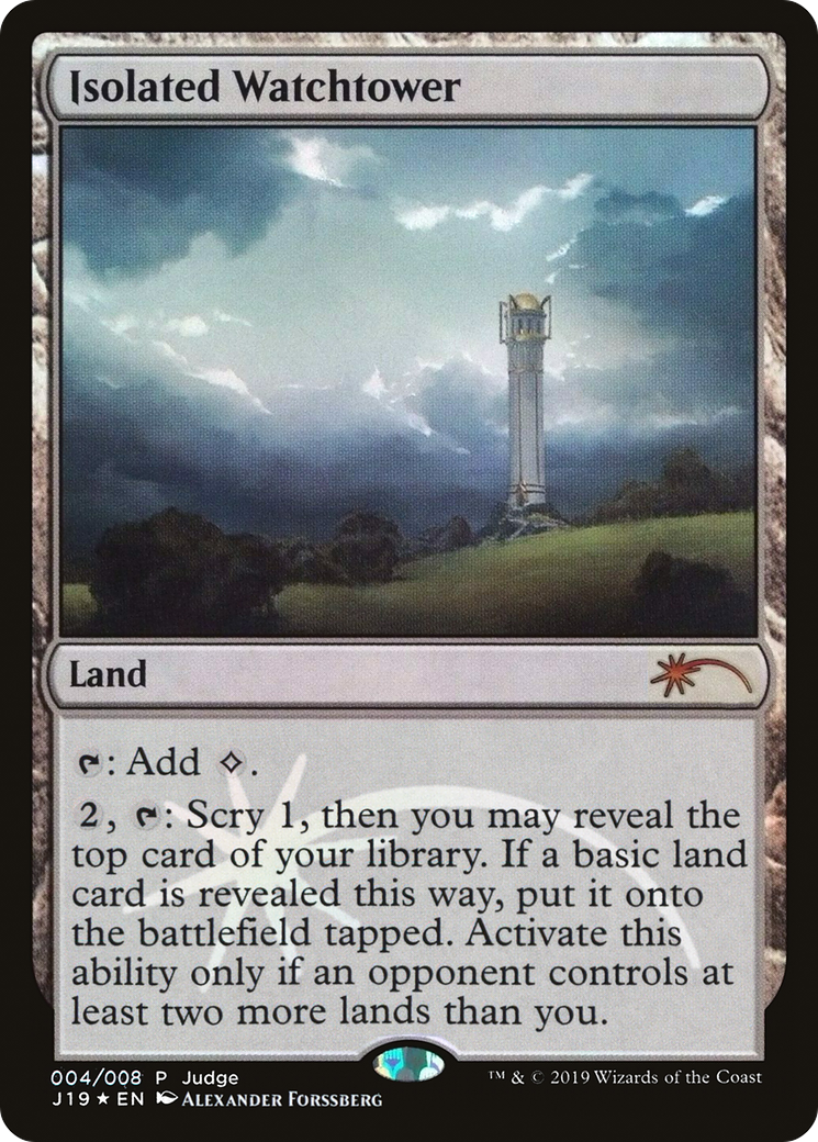 Isolated Watchtower Card Image