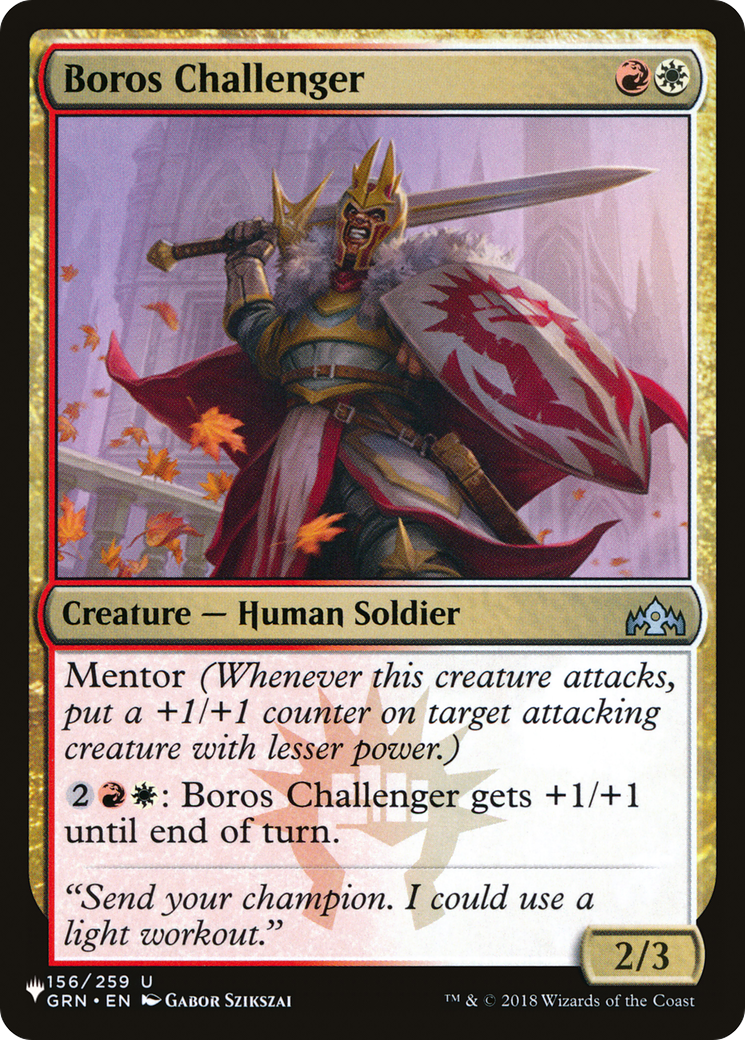 Boros Challenger Card Image