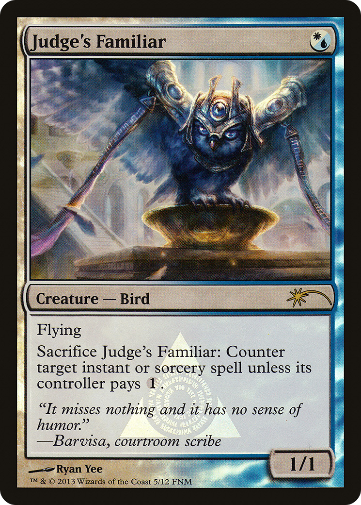 Judge's Familiar Card Image