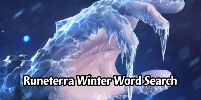 A Wonderful Runeterra Winter Wonderland Word Search Activity