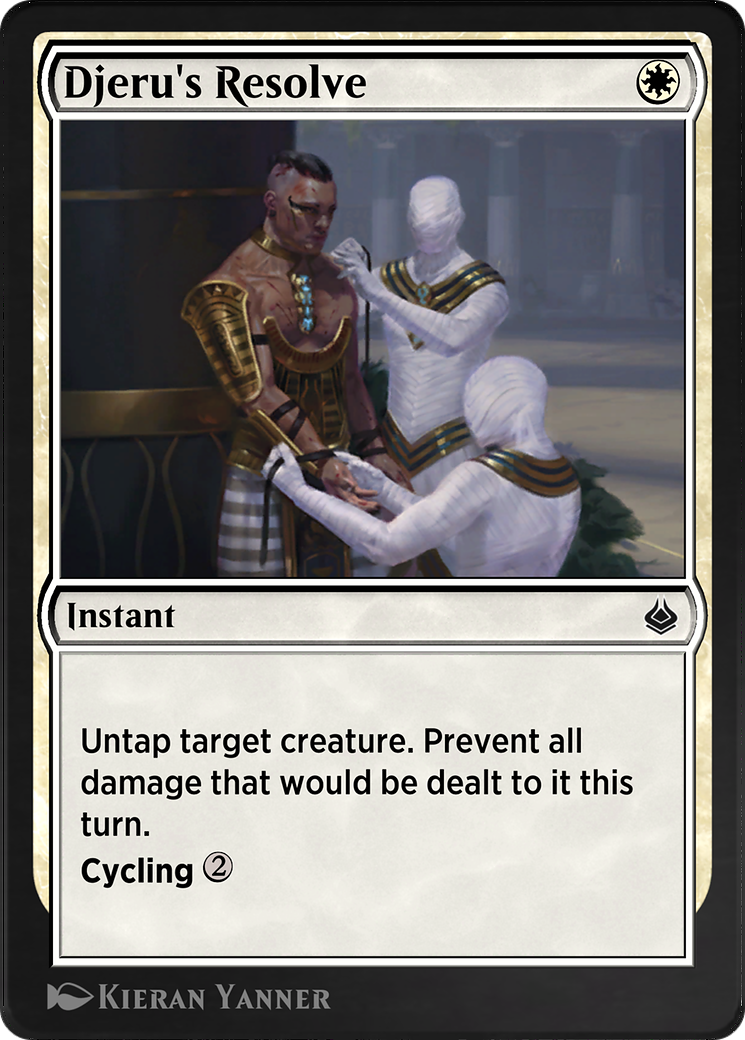 Djeru's Resolve Card Image