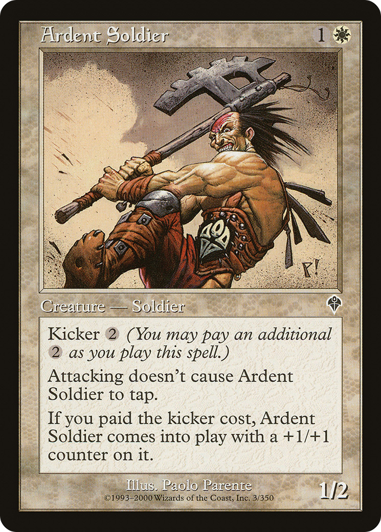 Ardent Soldier Card Image