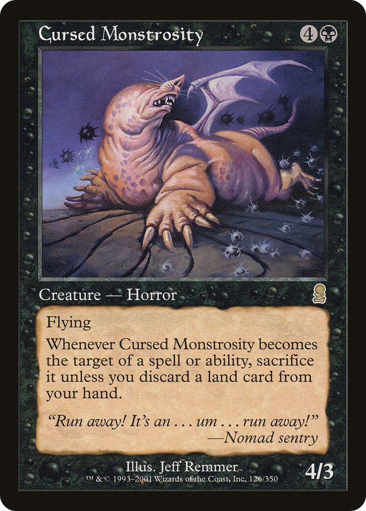 Cursed Monstrosity Card Image
