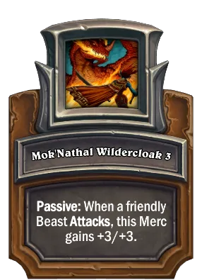 Mok'Nathal Wildercloak 3 Card Image