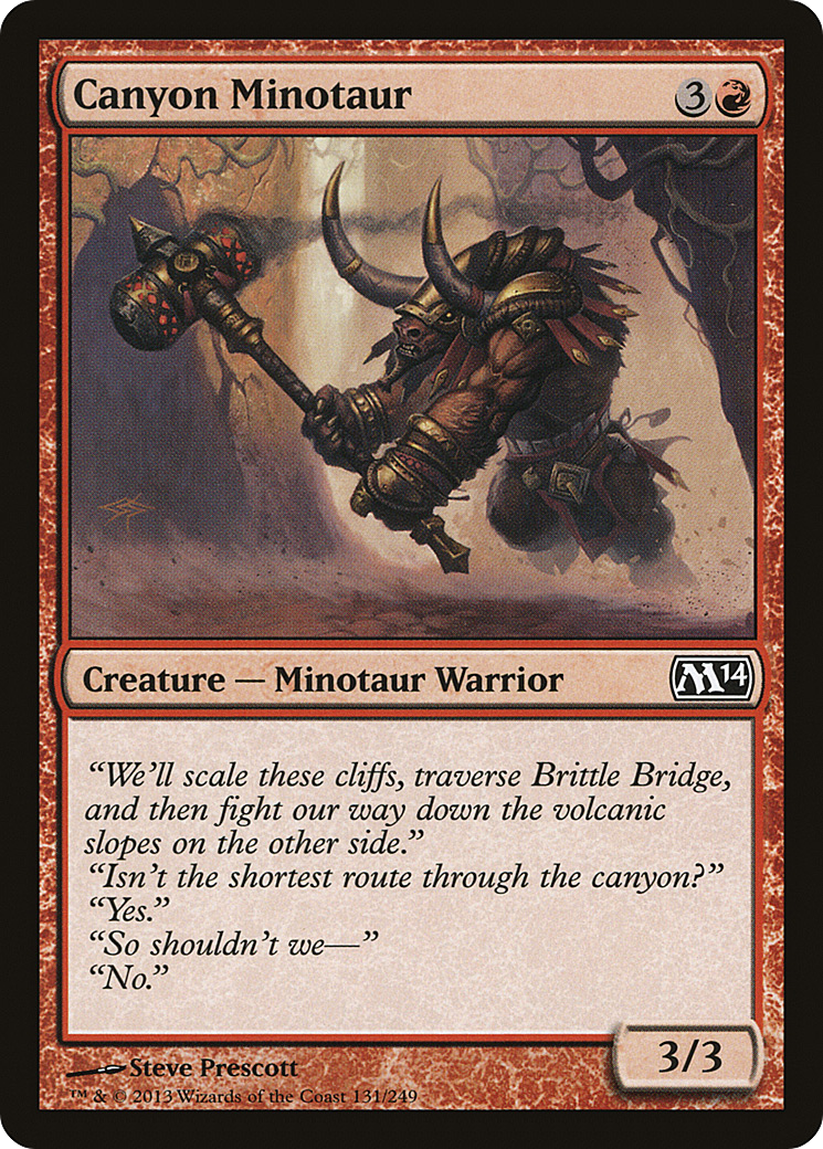 Canyon Minotaur Card Image