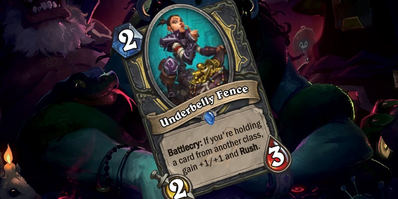 New Rare Rogue Minion - Underbelly Fence
