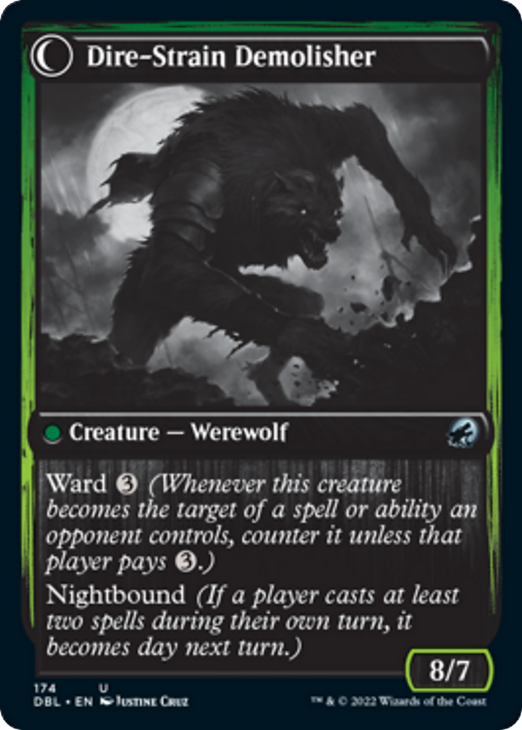 Burly Breaker // Dire-Strain Demolisher Card Image