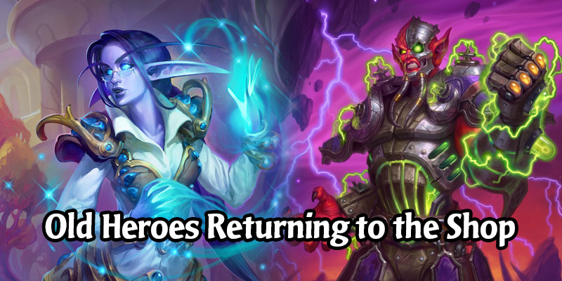 Older Hearthstone Heroes Are Returning to the Shop, Much Like Old Card Backs