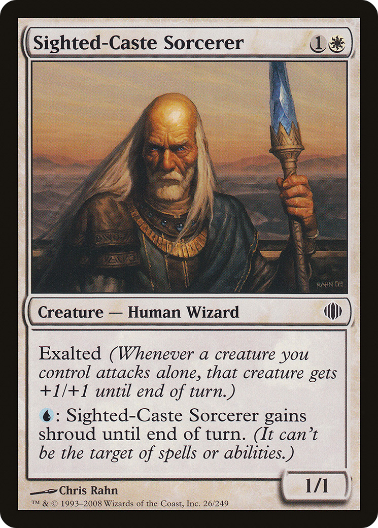 Sighted-Caste Sorcerer Card Image