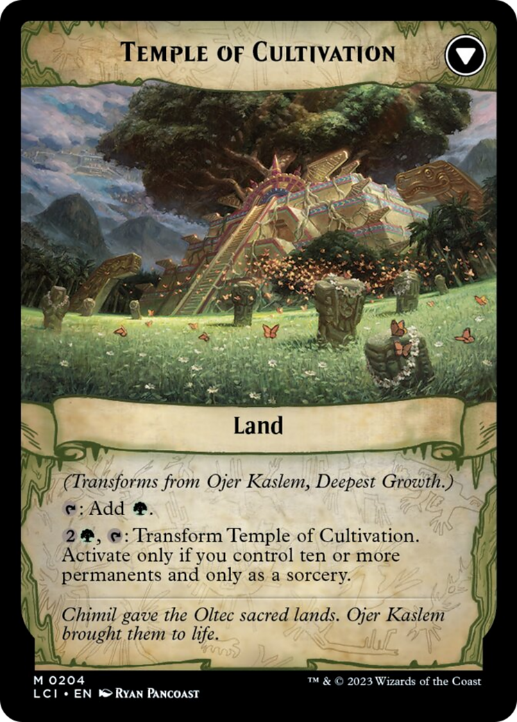 Ojer Kaslem, Deepest Growth // Temple of Cultivation Card Image