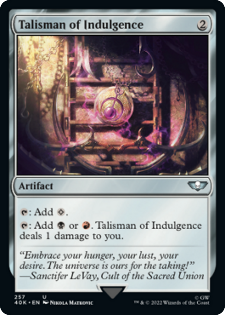 Talisman of Indulgence Card Image