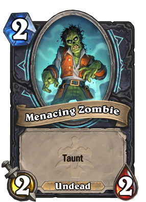 Menacing Zombie Card Image