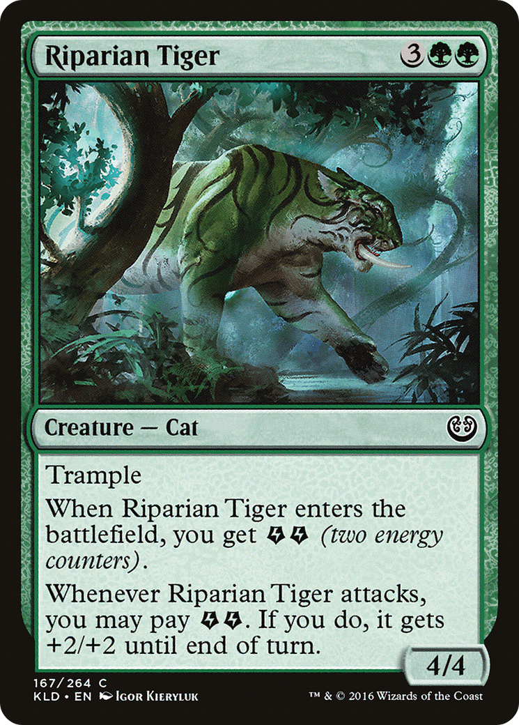 Riparian Tiger Card Image