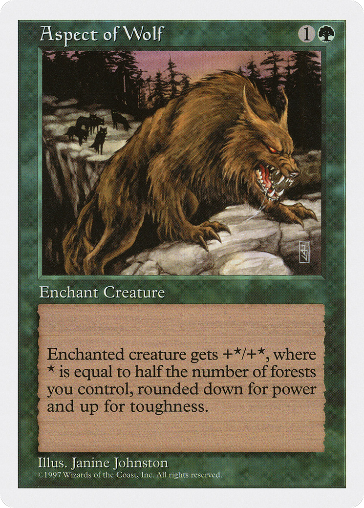 Aspect of Wolf Card Image