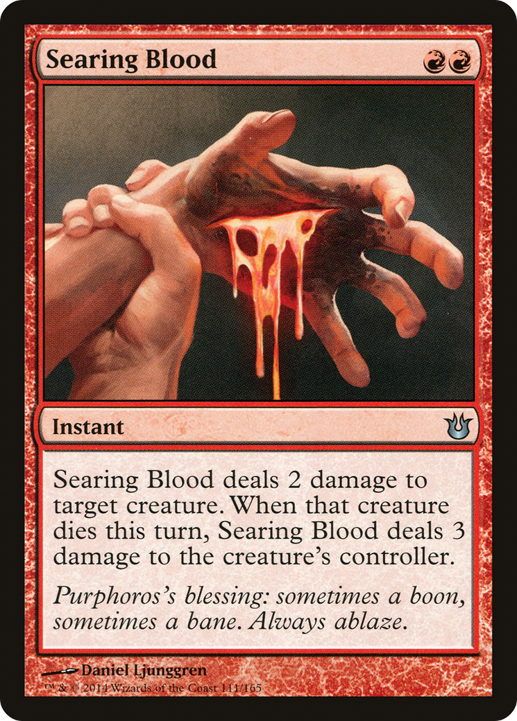 Searing Blood Card Image