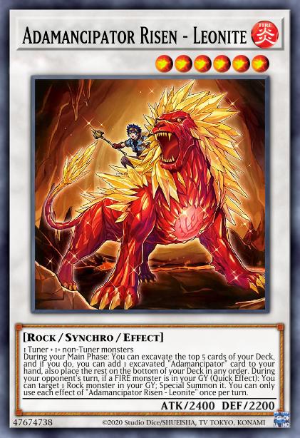 Adamancipator Risen - Leonite Card Image