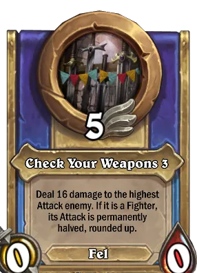 Check Your Weapons 3 Card Image