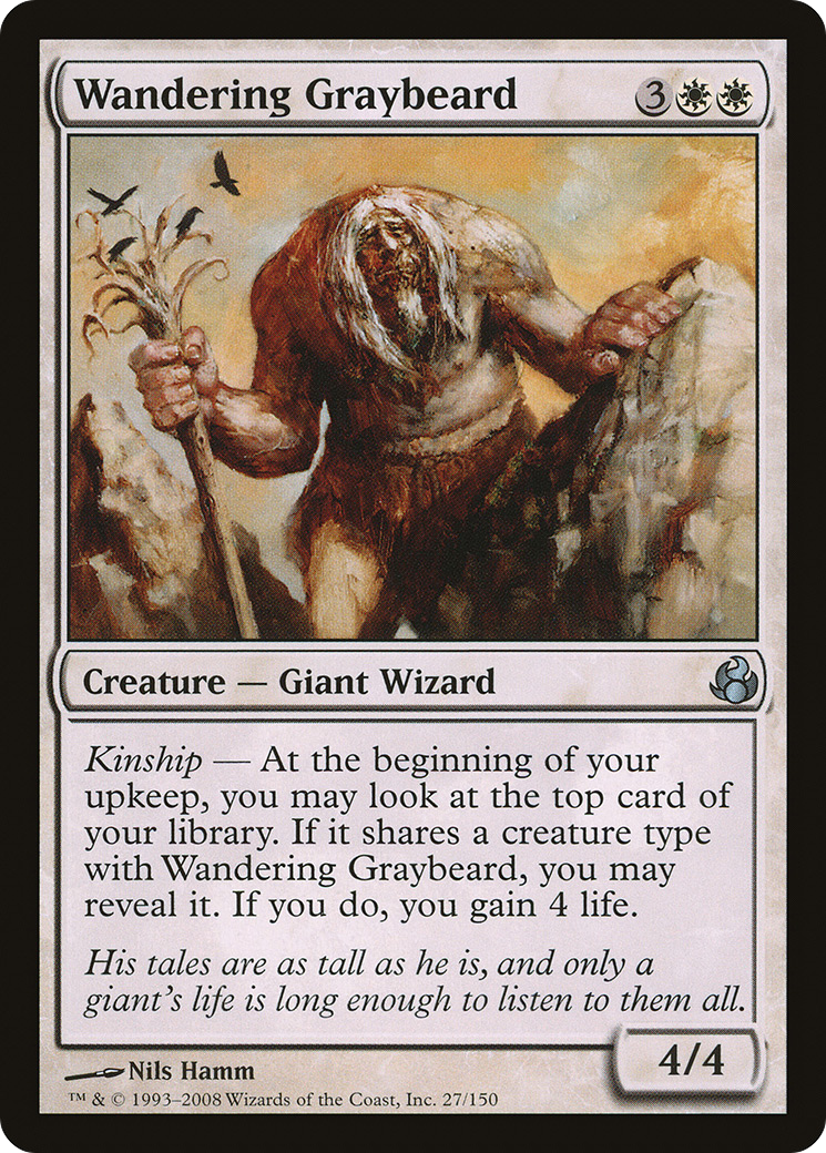 Wandering Graybeard Card Image