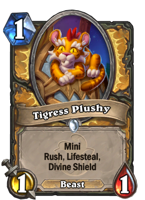 Tigress Plushy Card Image