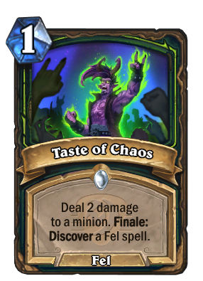 Taste of Chaos Card Image