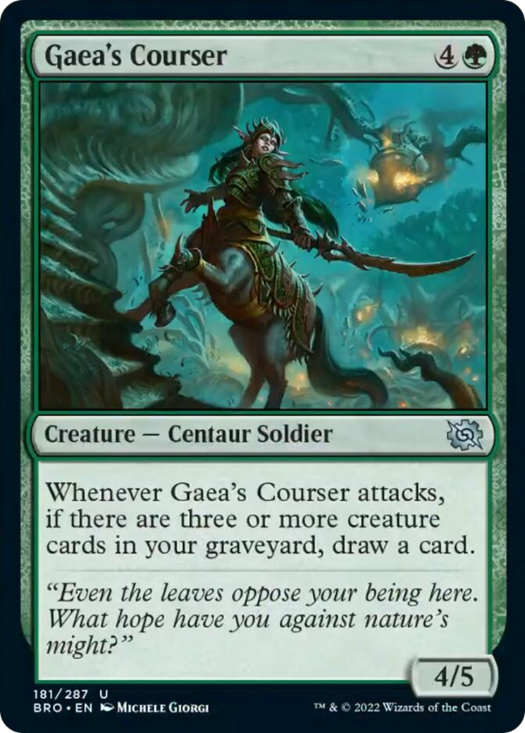 Gaea's Courser Card Image