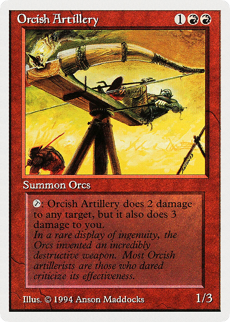 Orcish Artillery Card Image