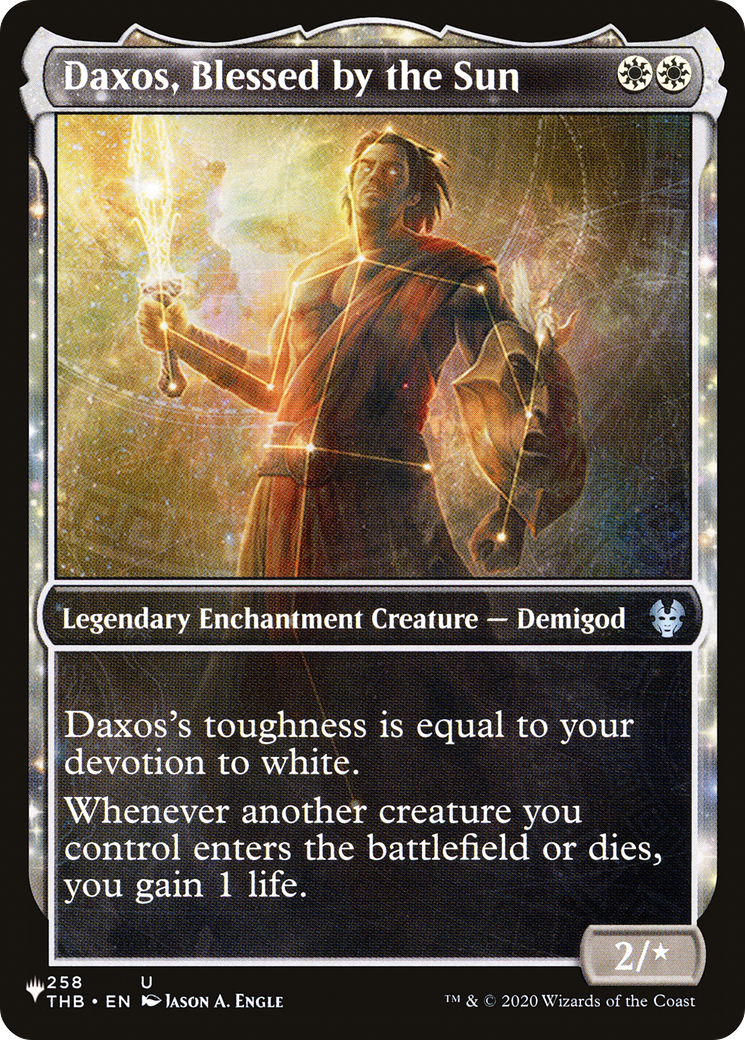 Daxos, Blessed by the Sun Card Image