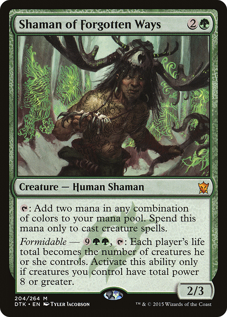 Shaman of Forgotten Ways Card Image