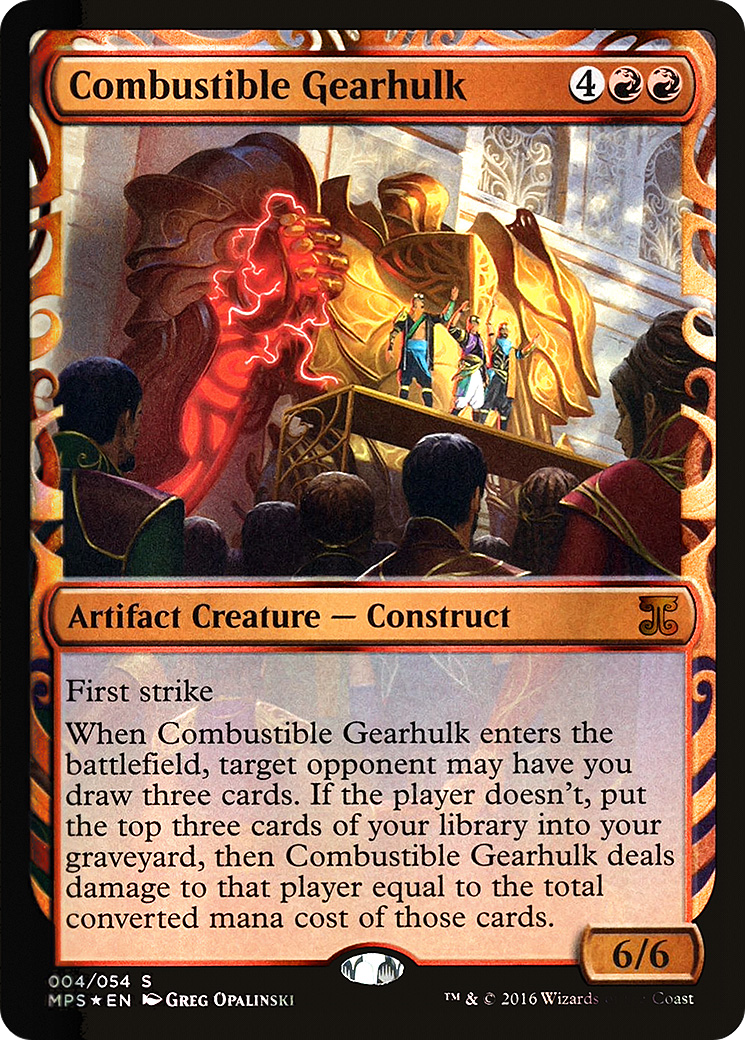 Combustible Gearhulk Card Image