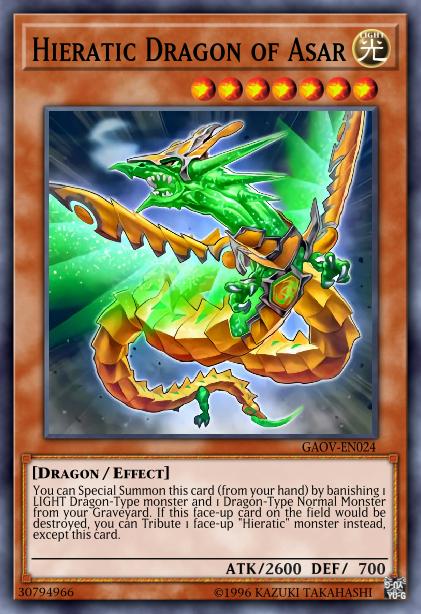 Hieratic Dragon of Asar Card Image