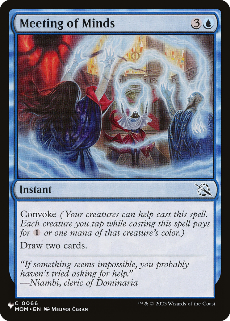 Meeting of Minds Card Image