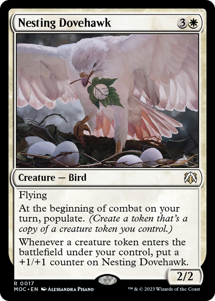 Nesting Dovehawk Card Image