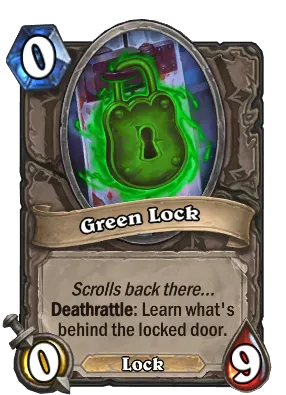 Green Lock Card Image